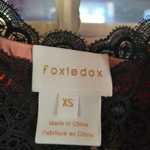 Anthro dress xs foxiedox beautiful lace trim on top/ Anthro dress xsp pair